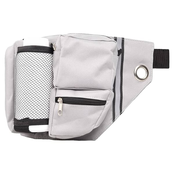 kott2 Flamingo vöökott nelja tasku ja veepudeliga, mille maht 500 ml.