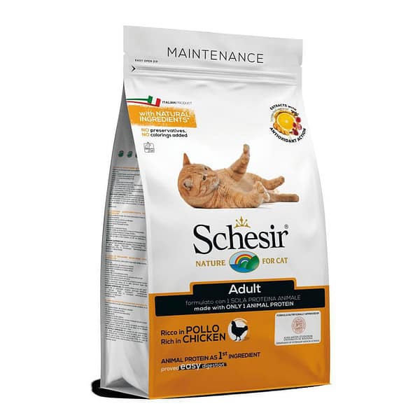 schesir kanaga 1,5 kg. Schesir täissööt täiskasvanud kassidele kanaga