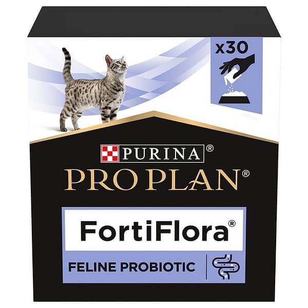 PRO PLAN FORTIFLORA1 Pro Plan Fortiflora pulbrina probiootikum kassidele 30 tk. x 1 gr.