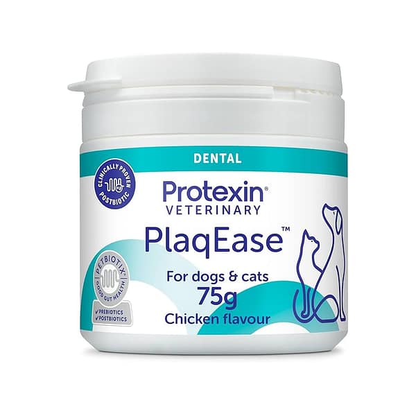 Protexin Plaqease Dental pulber hammaste hooldamiseks 75 gr.