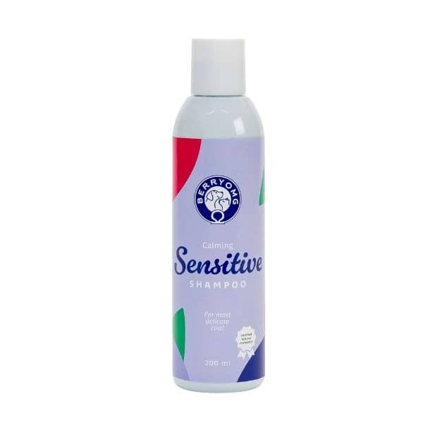 BerryOmg Calming Sensitive Shampoo rahustav šampoon lavendliga tundliku nahaga koertele 200 ml.
