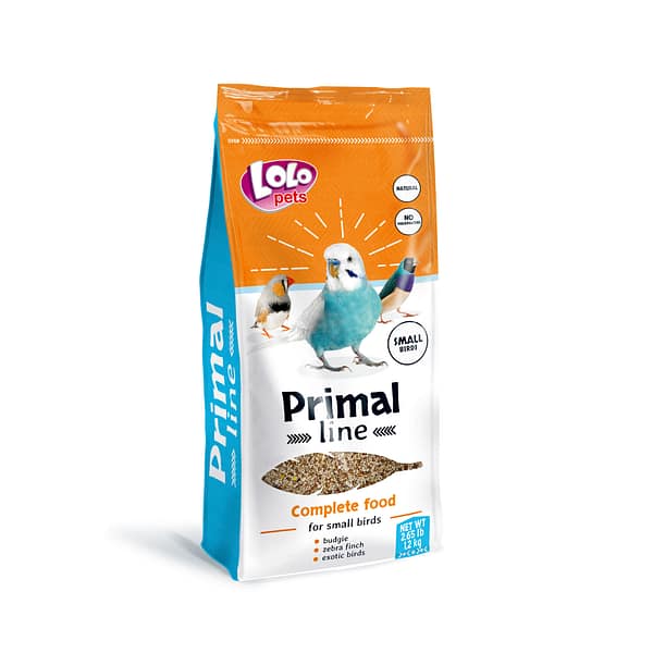 1,2 kg. LoLo Pets Primal line linnusööt väikestele puurilindudele