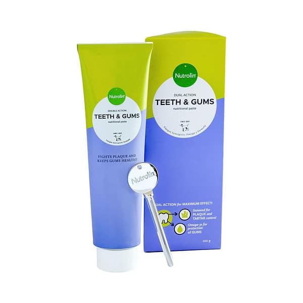Nutrolin suuhügieenipasta kassidele & koertele Teeth & Gums 200 gr.