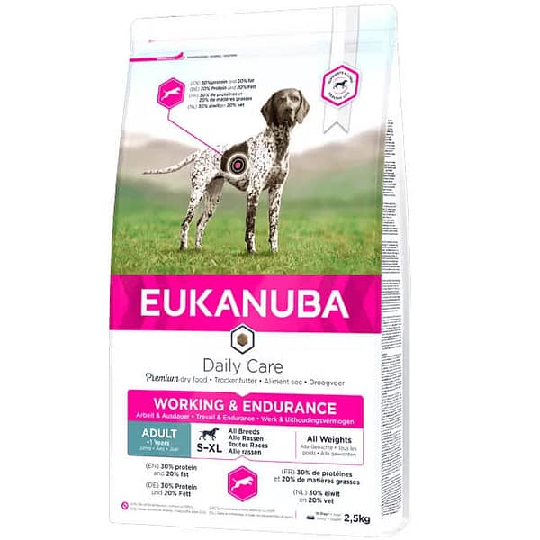15 kg. Eukanuba Adult S-XL täissööt igas suuruses töötavatele ja sportivatele koertele kana-& kalkunilihaga
