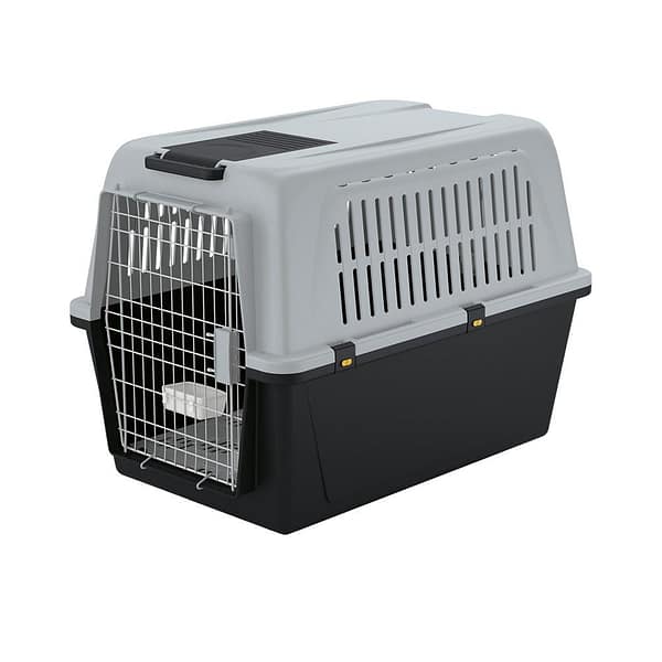 Lennutranspordiks sobiv transpordipuur Ferplast Atlas 60, pikkus 91 x laius 61 x kõrgus 68 cm., max. kandevõime 45 kg.  (rataste võimalus)