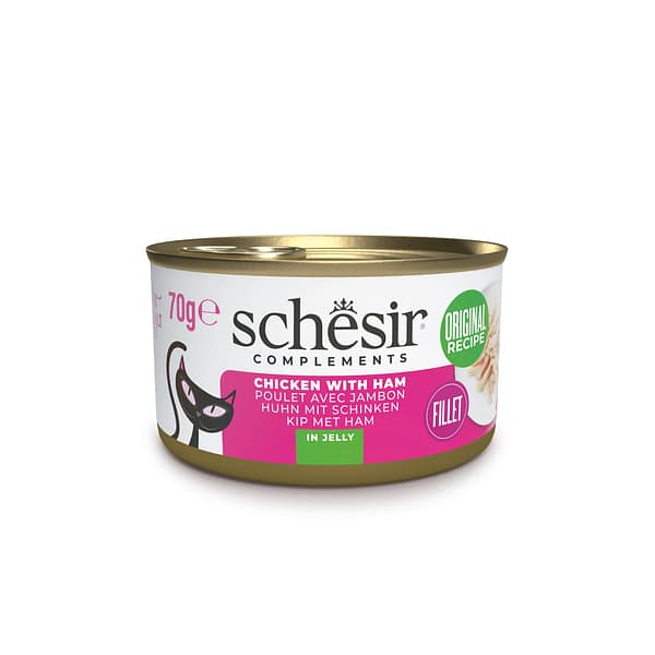 Schesir Complements märgtoit täiskasvanud kassidele kana singiga tarretises 70 gr.