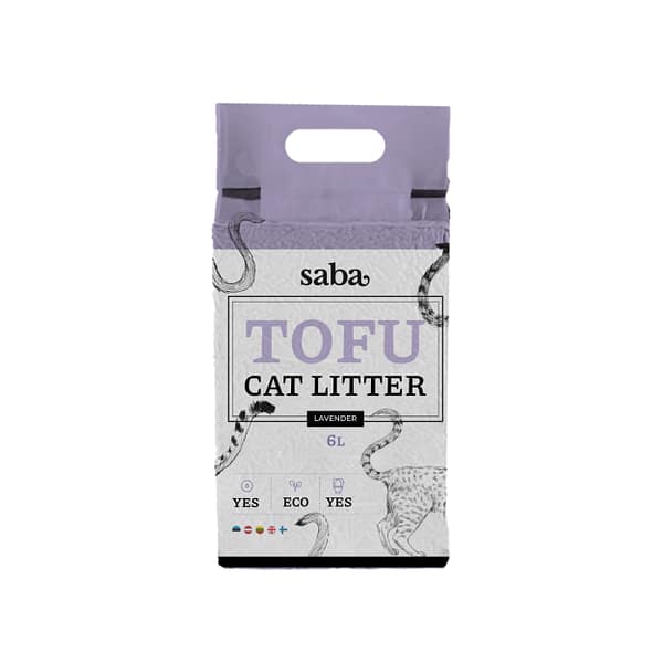 6 L. SABA lavendlilõhnaline paakuv tofu kassiliiv