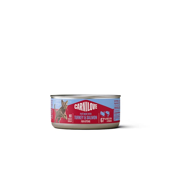 Carnilove teraviljavaba konservsööt kassipoegadele kalkuni & lõhega 100 gr.