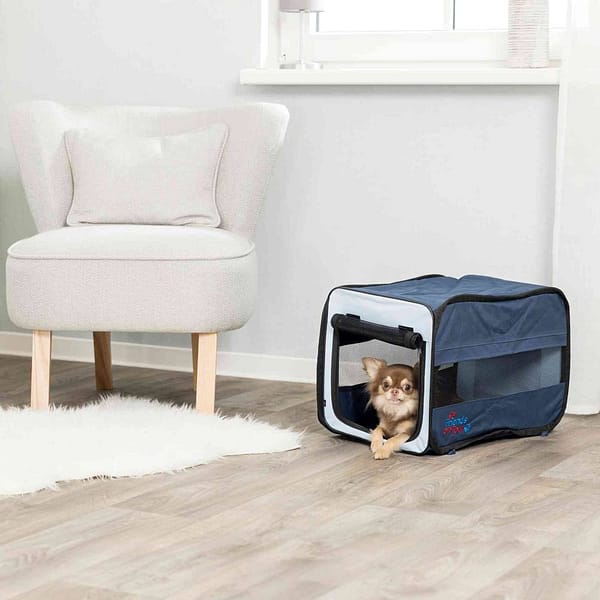 Sinine kergpuur Trixie Twister Soft Kennel, suurus S