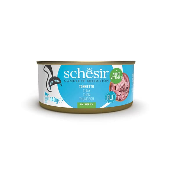 140 gr. Schesir Complete Nutrition konservsööt täiskasvanud kassidele tuunikala tarretises