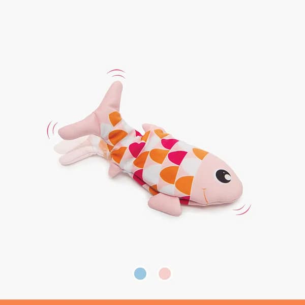Ise liigutav kassi roosa mänguasi  Catit Groovy Fish