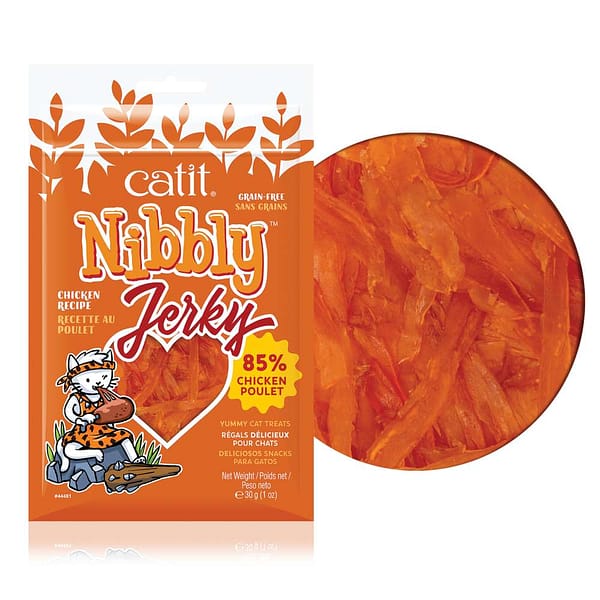 L-01415.jpg Teraviljavaba maius Catit Nibbly Jerky kassidele kanalihast 30 gr.