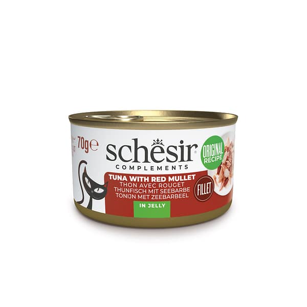 L-01537.jpg 70 gr. Schesir Complements konservsööt täiskasvanud kassidele tuunikala & meripoisuriga tarretises