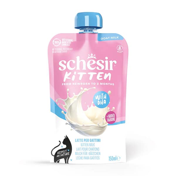 L-01603.jpg 150 gr. Schesir Kitten Milk kitsepiim kuni kahe kuu vanustele kassipoegadele