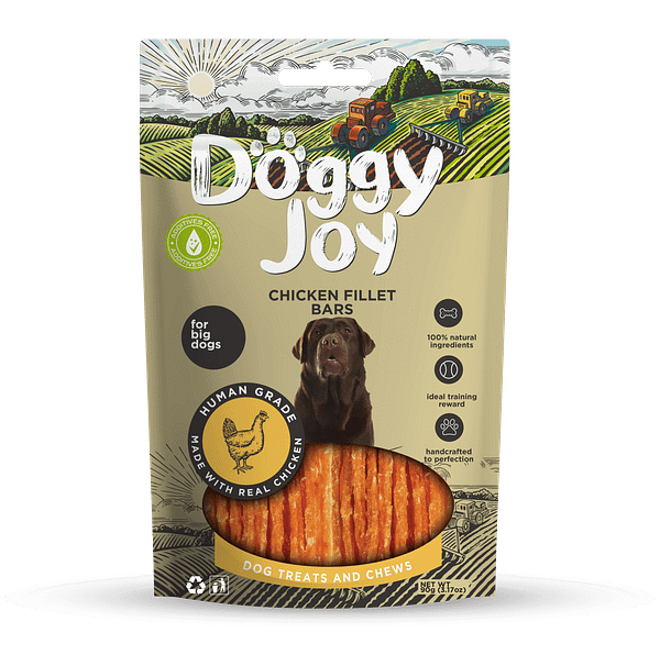 Doggy Joy kanafileest ribad, maiused koertele 90 gr.