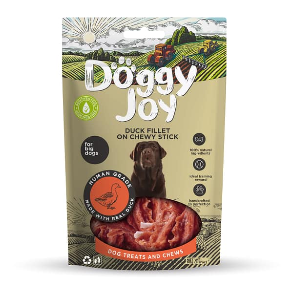 Doggy Joy  pardifilee toornahast pulgal maiused keskmist-ja suurt kasvu koertele 90 gr.