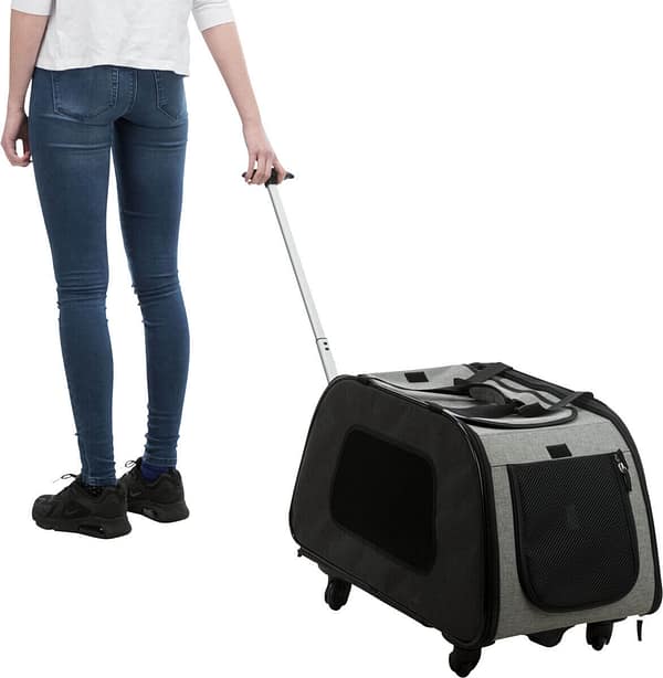 kott4 Trixie nailonist transpordipuur ratastel