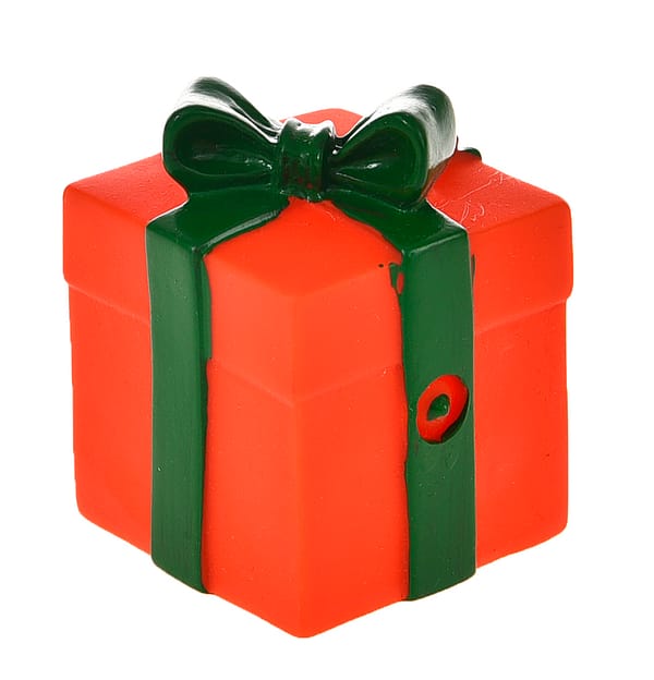 Barry King vinüülist koeralelu punane kingitus 8,5x6cm