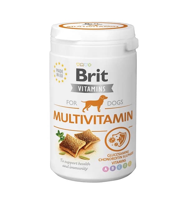 8595602562527.jpg Brit Vitamins Multivitamin poolniiske toidulisand koertele 150 gr.