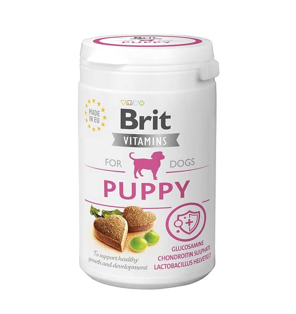 Brit Vitamins Puppy poolniiske toidulisand kutsikatele arengu toetuseks 150 gr.