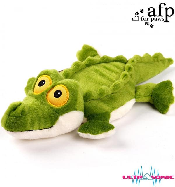 Ultraheliga pehme mänguasi suurele koerale - alligaator