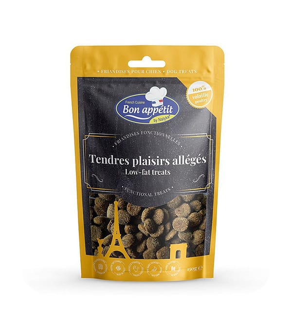 BON APPETIT pehmed vähese rasvaga treeningmaiused koertele kanalihaga 150 gr.