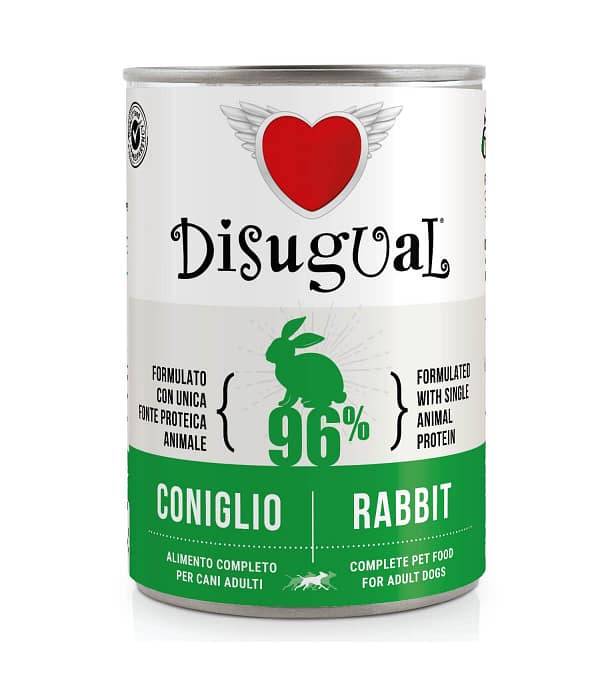 400 gr. Disugual teraviljavaba konserv koertele küülikulihaga