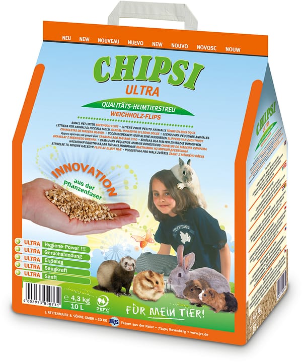 4002973000731.jpg 10 L./ 4,3 kg. Chipsi Ultra puidugraanulid