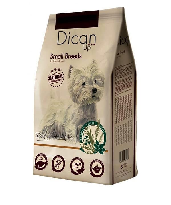 adult sb 3 kg. Dican Up täissööt väikest kasvu täiskasvanud koertele kanaliha & riisiga