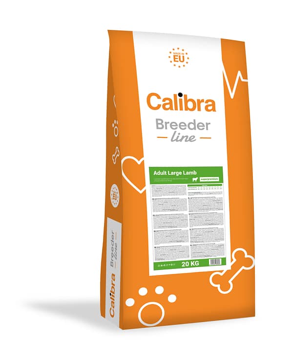 20 kg. Calibra Breeder Line täissööt suurt kasvu täiskasvanud koertele lambalihaga