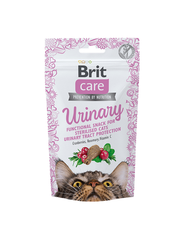 Brit Care Urinary - teraviljavabad poolniisked maiused steriliseeritud/kastreeritud kassidele  50 gr.
