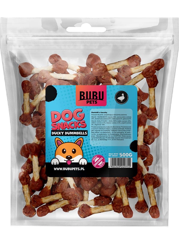 Bubu Pets maiusepulgad toornaha ja pardilihaga 500 gr.