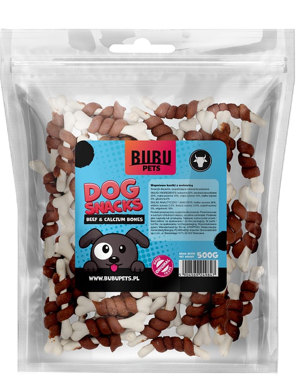 Bubu Pets kaltsiumikondid veiselihaga 500 gr.