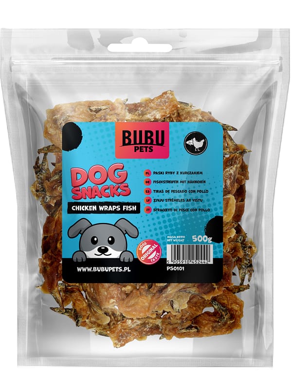 Bubu Pets koeramaius kalaribad kanalihaga 500 gr.