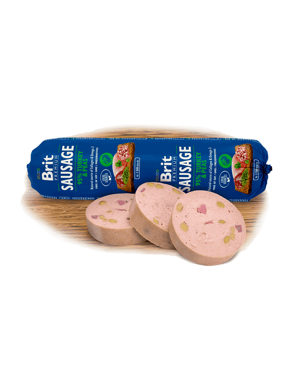 5476_602bff231b2552.06724662_BPbN_sausage_turkeypeas.png 800 gr. Brit Premium teraviljavaba vorst koertele kalkuniliha ja hernestega