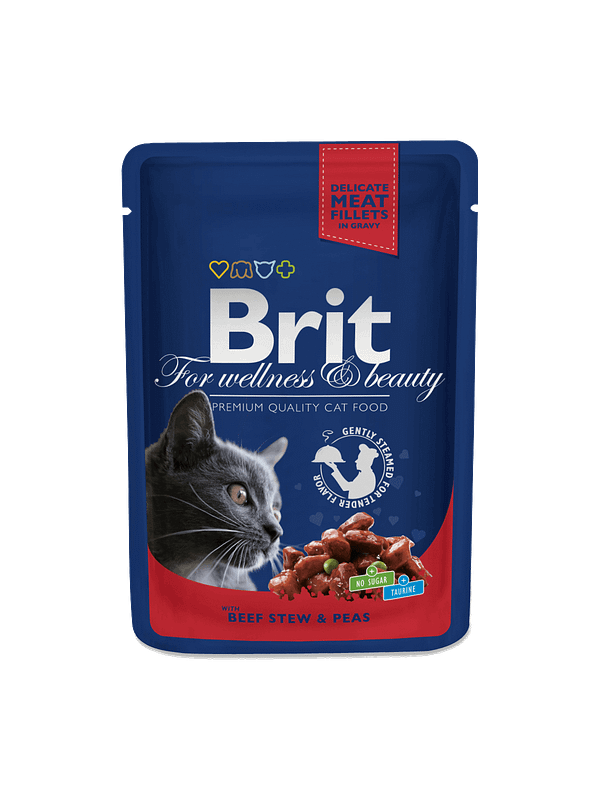 6 x 100 gr. Brit Premium konservtoit kassidele veiselihaga