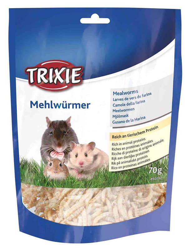 60792.jpg Kuivatatud naturaalsed jahuussid närilistele, putuktoidulistele lindudele ja reptiilidele 70 gr.