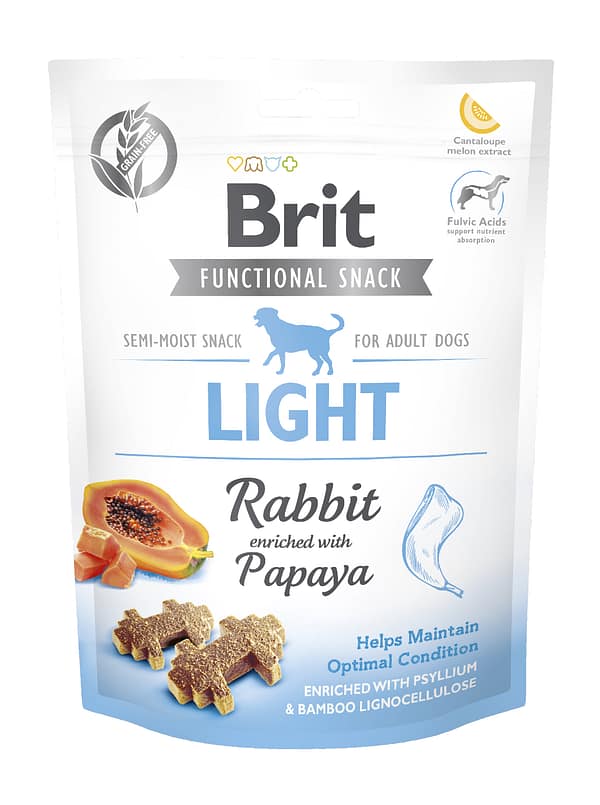 Brit Care Functional Light teraviljavaba madala rasvasisaldusega närimismaius küülikulihaga 150 gr.