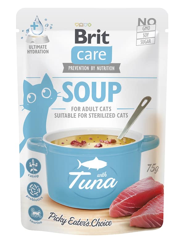 8595602569205.jpg 75 gr. Brit Care Soup teraviljavaba tuunikalasupp kassidele