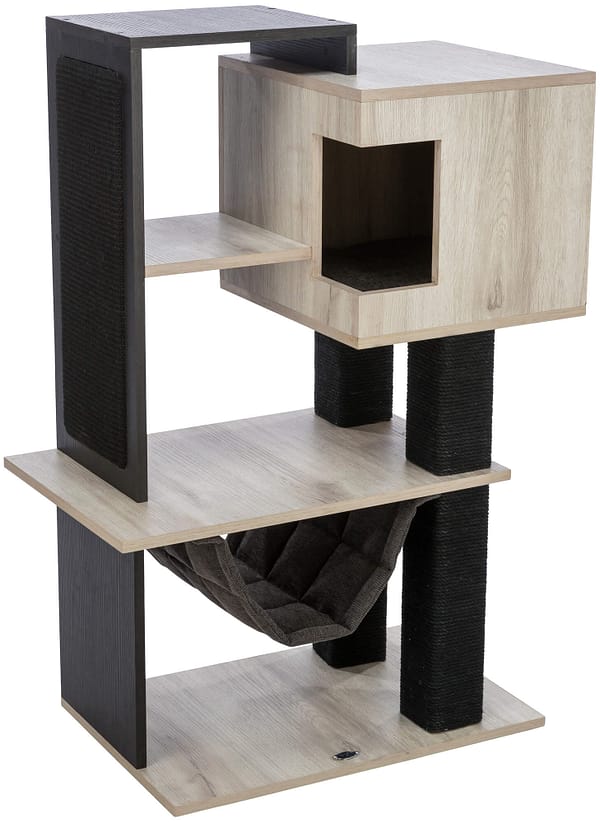 44724.jpg Kassimaja Trixie CityStyle kraapimispostiga, kõrgus 98 cm, hall/must
