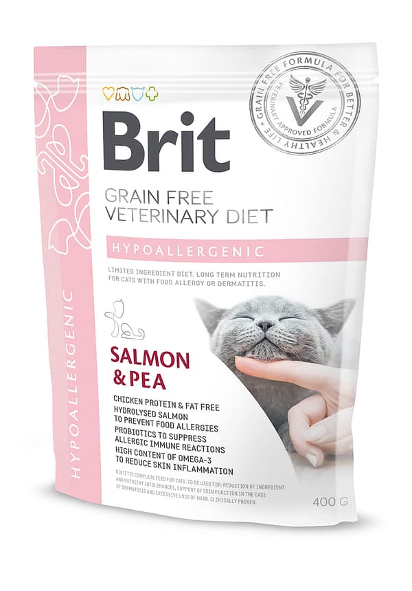 400 gr. Brit Veterinary Diet Hypoallergenic erisööt kassidele