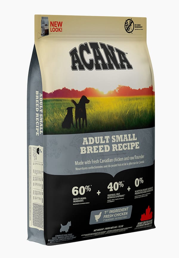 ACANA-ADULT-SMALL-BREED 2 kg. Acana teraviljavaba täissööt täiskasvanud väikest kasvu koertele
