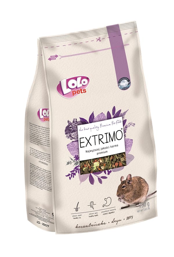 LoLo Pets Extrimo täissööt deegudele 750 gr.