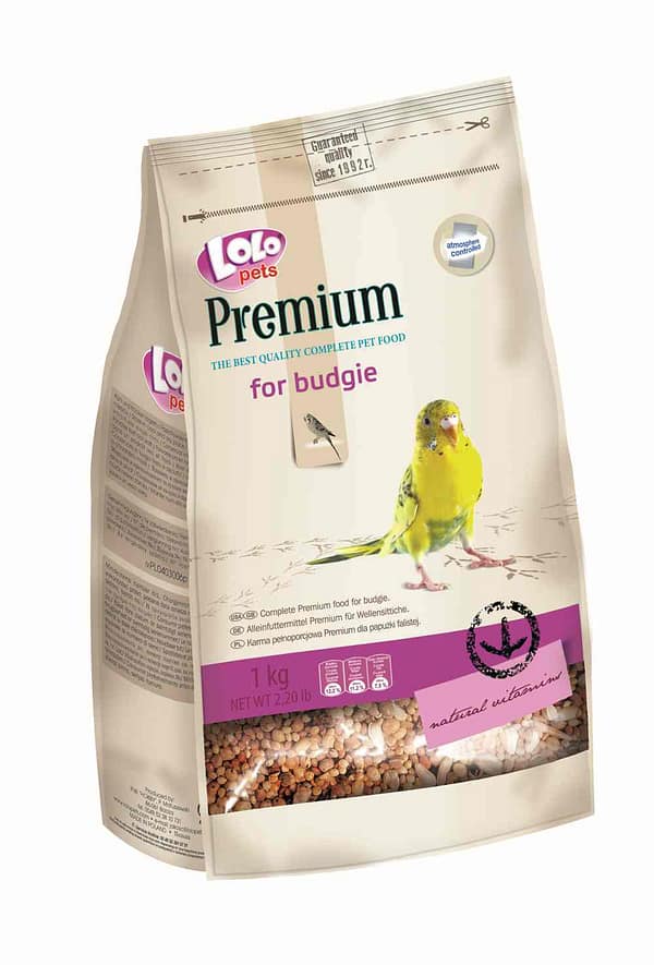LoLo Pets Premium täissööt viirpapagoidele 1 kg.