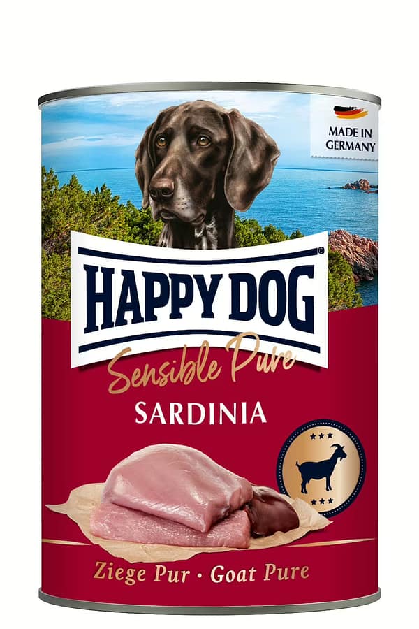 01_Sensible-Pure-Sardinia_400g_1920x1920 6 x 400 gr. Happy Dog Sensible Pure Sardinia teraviljavaba konservsööt täiskasvanud koertele kodukitselihast