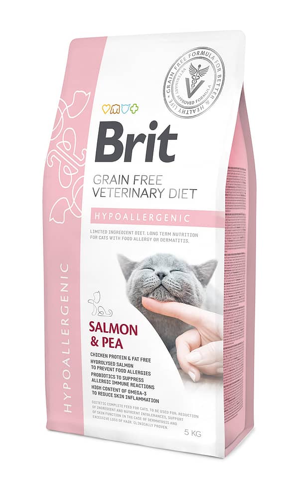 5 kg. Brit Veterinary Diet Hypoallergenic erisööt kassidele